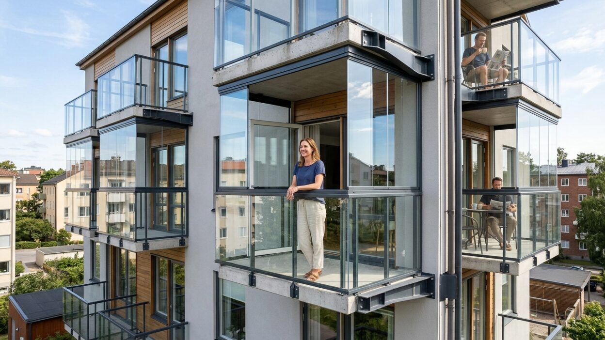 Вынос балкона: что это и насколько можно расширить площадь