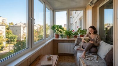 Конденсат на балконе после остекления: откуда берётся и как убрать