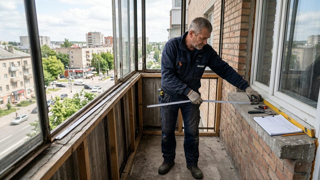 С чего начать остекление балкона: этапы работ по порядку