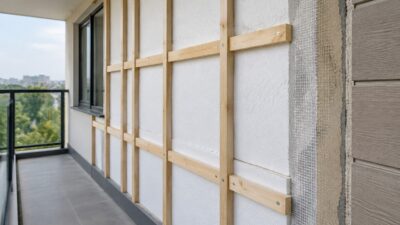 Как утеплить стены балкона после остекления
