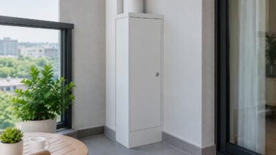 Как закрыть трубы и стояк на балконе